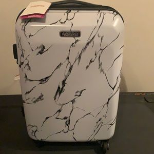 Marble carry on luggage